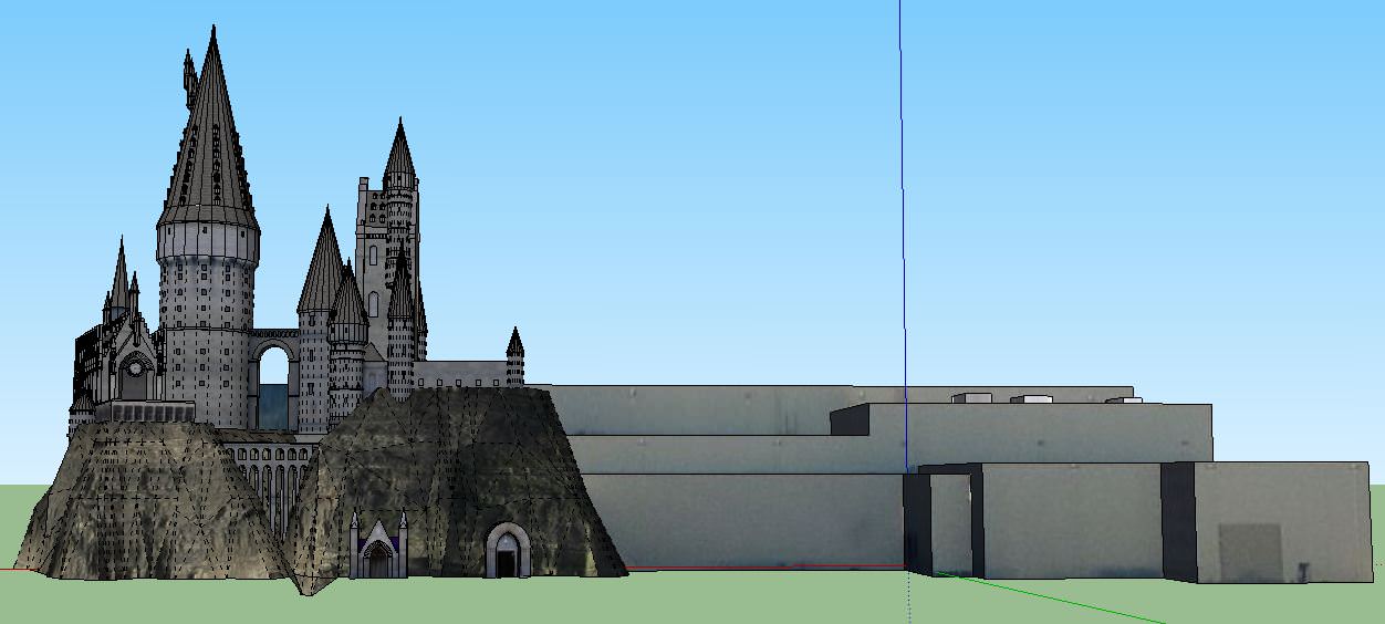Hogwarts Castle - Harry Potter 3D model_9