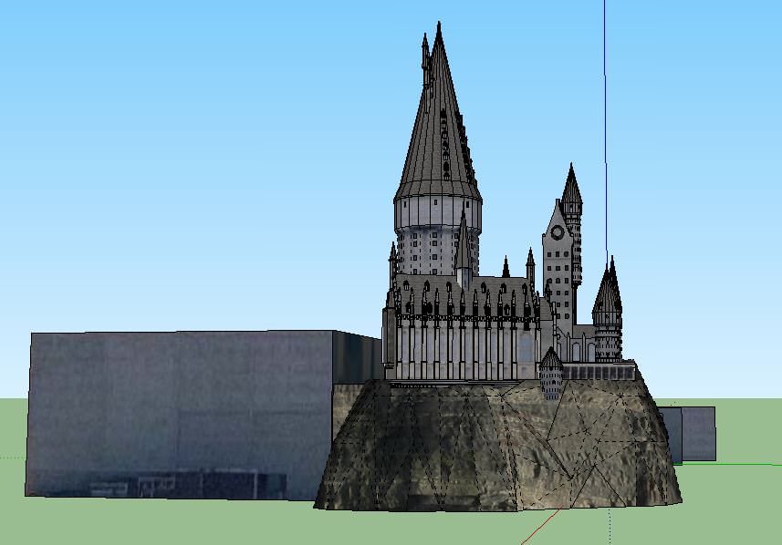 Hogwarts Castle - Harry Potter 3D model_2