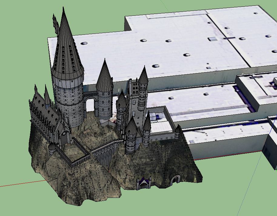 Hogwarts Castle - Harry Potter 3D model_7