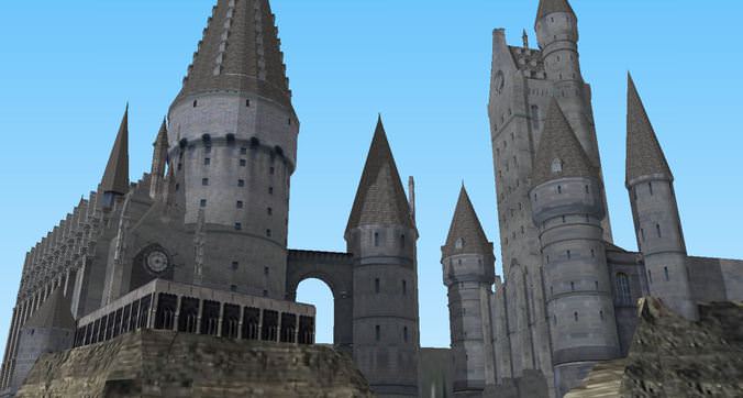 Hogwarts Castle Harry Potter and the For... 3D Model SKP