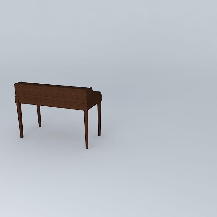 desk desk piano Free 3D model_1