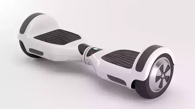 two wheel electric unicycle scooter 3D model