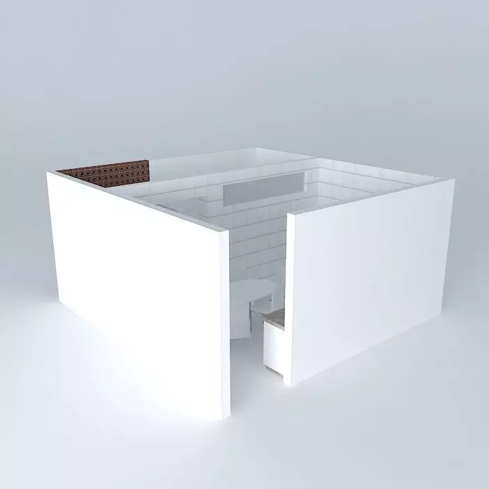 suhelenorkut brick wall in building Free 3D model_0