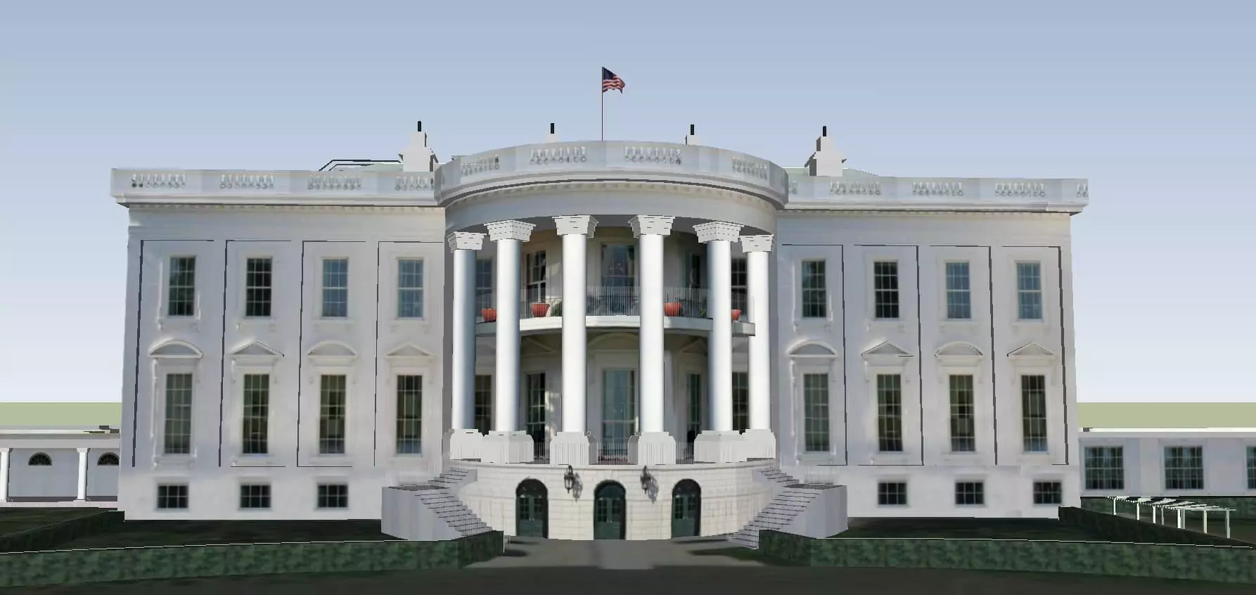 The White House 3D model