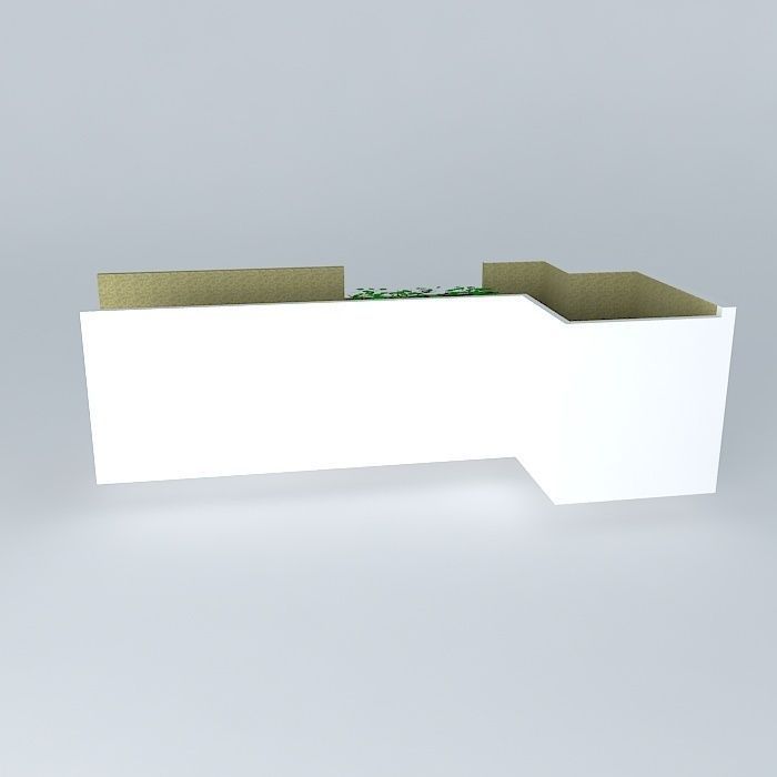 josiorkut box with plant in it Free 3D model_2