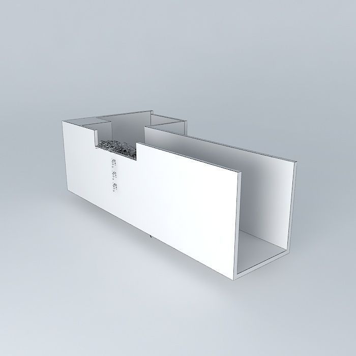 josiorkut box with plant in it Free 3D model_3