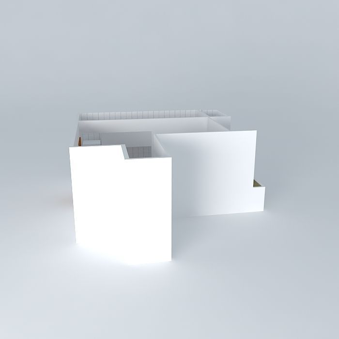 joziorkut house with windows and balconies Free 3D model_2