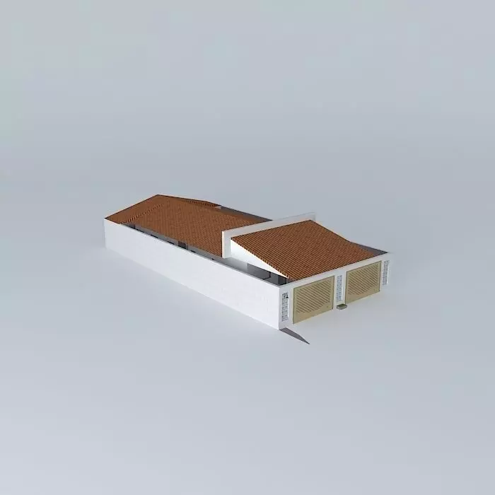 rosanaorkut house with roof Free 3D model_0