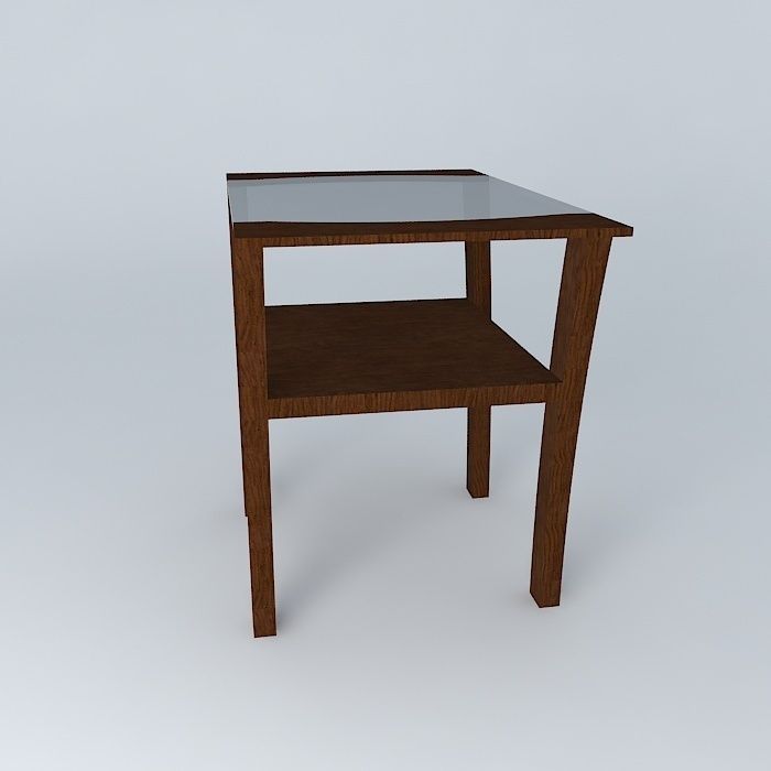 bed side table criado mudo Free 3D model_2