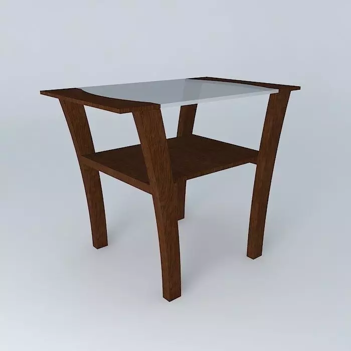 bed side table criado mudo Free 3D model_0