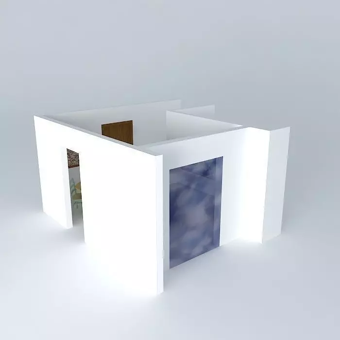 liorkut house with door Free 3D model