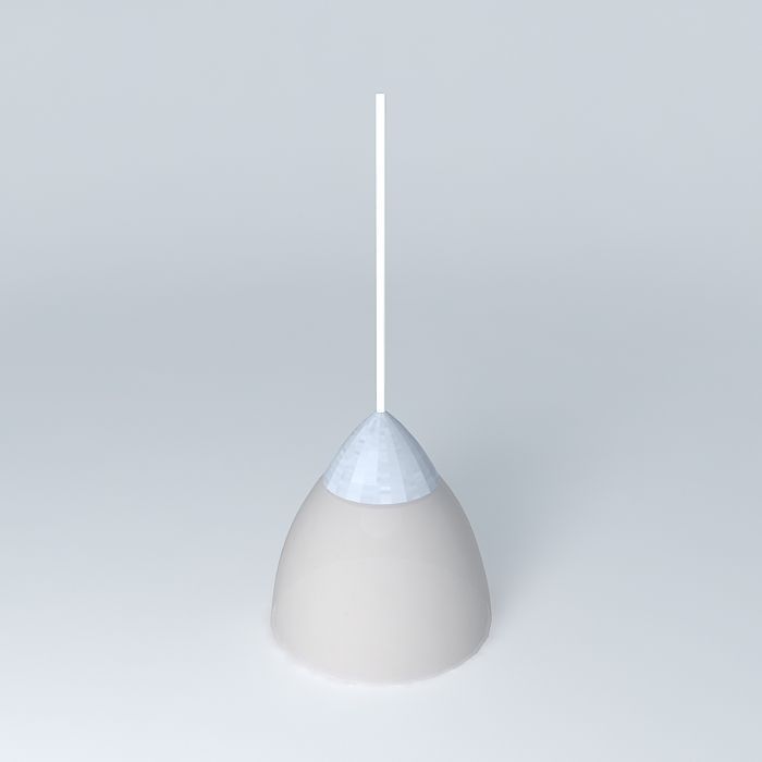 lustre hanging lamp Free 3D model_1