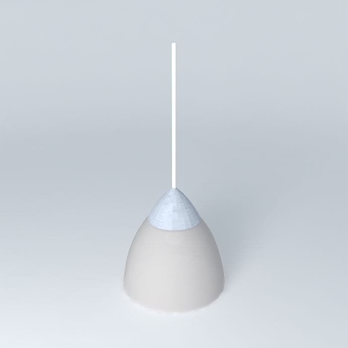 lustre hanging lamp Free 3D model_2