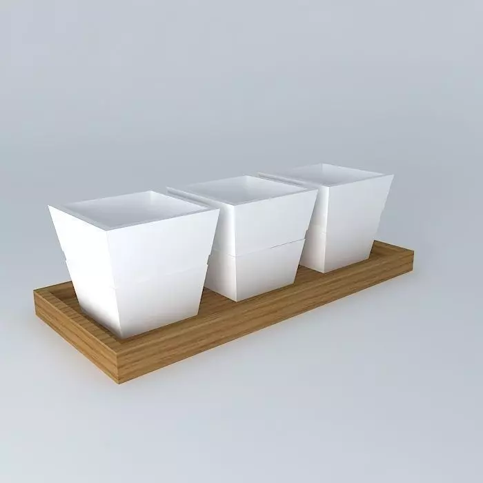 petisqueira snack bowl enfeite decorative object Free 3D model