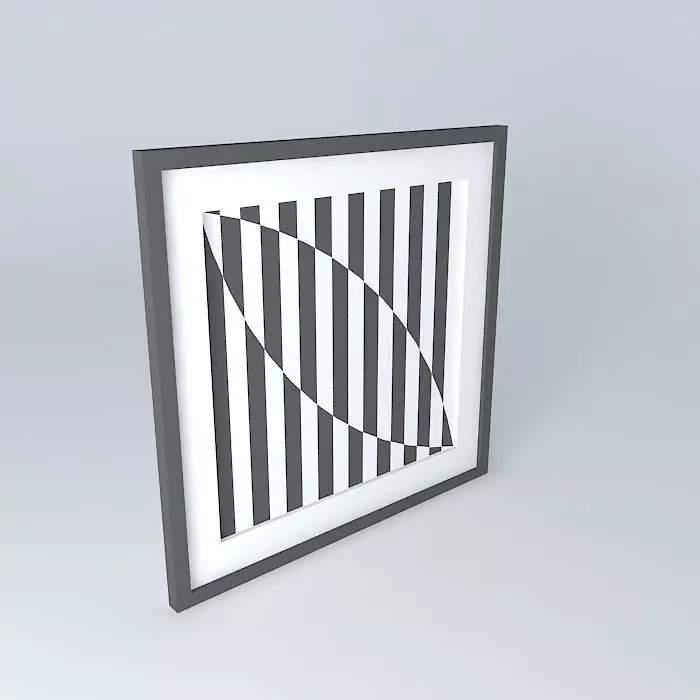 art arte painting quadro Free 3D model_0