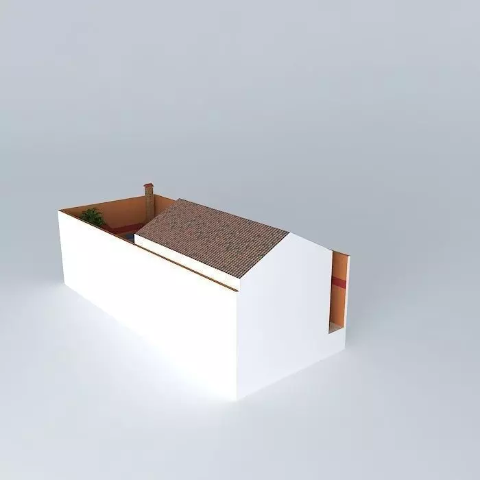 recreation area pool area Free 3D model_0