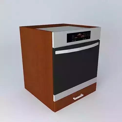 Capital 35th Avenue Kitchen Cabinet with oven DPS 60 82 S BRW