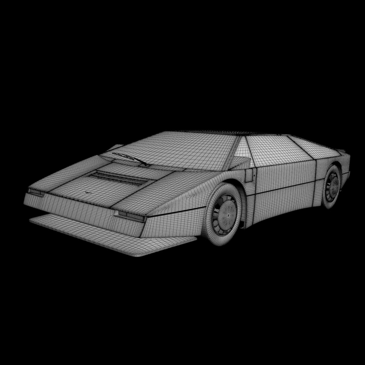 Aston Martin Bulldog Concept 3D model_14