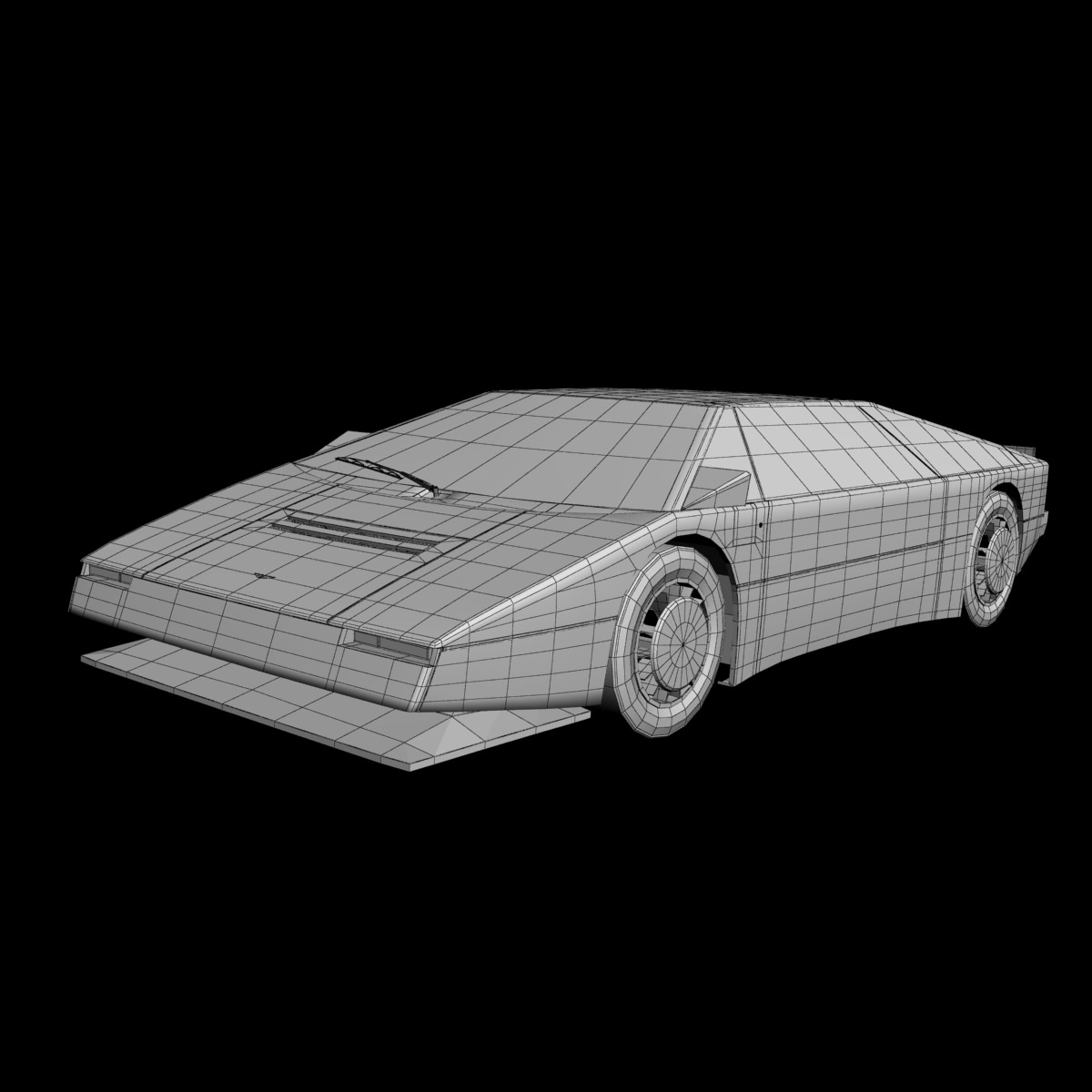 Aston Martin Bulldog Concept 3D model_13