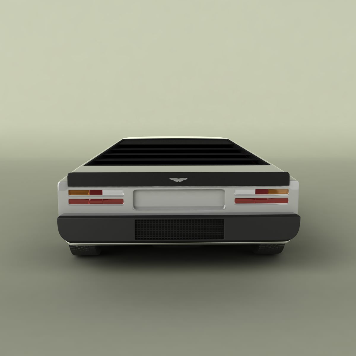 Aston Martin Bulldog Concept 3D model_4