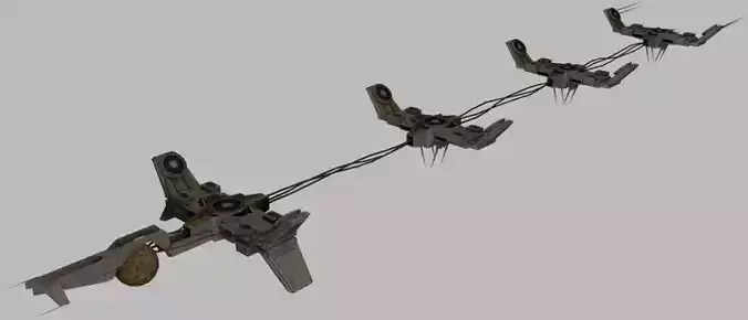 Paratka Accelerator Low-poly 3D model