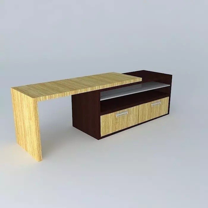 extensible TV rack rack de TV extensível Free 3D model_0