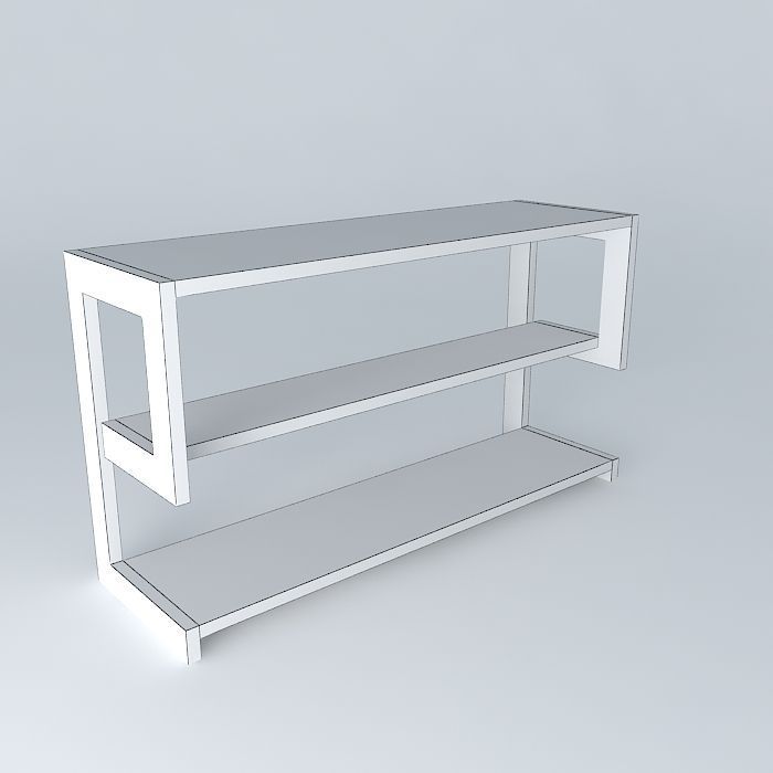 Nine console aparador Nine Free 3D model_3