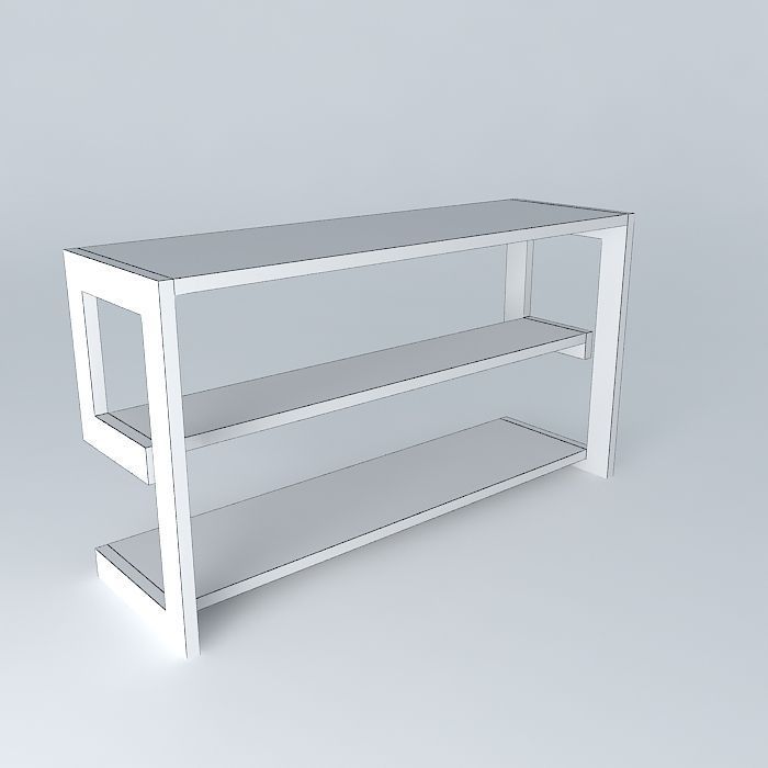Nine console aparador Nine Free 3D model_4