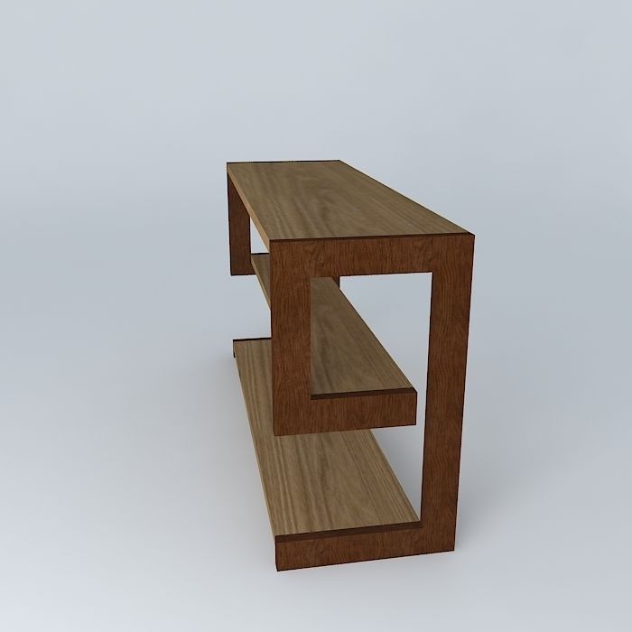 Nine console aparador Nine Free 3D model_2