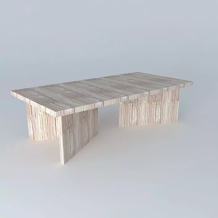mesa centro coffee table Free 3D model_0