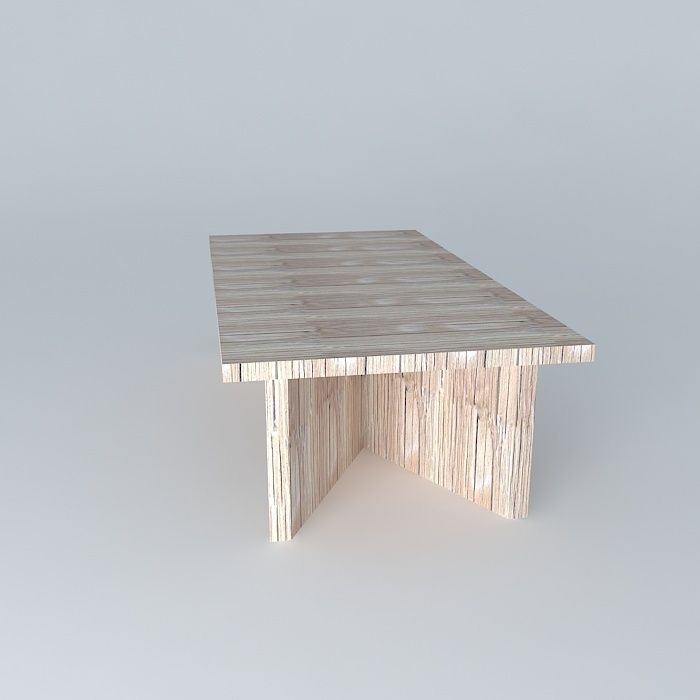 mesa centro coffee table Free 3D model_2