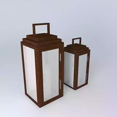 wooden lantern wooden lantern ornament garden