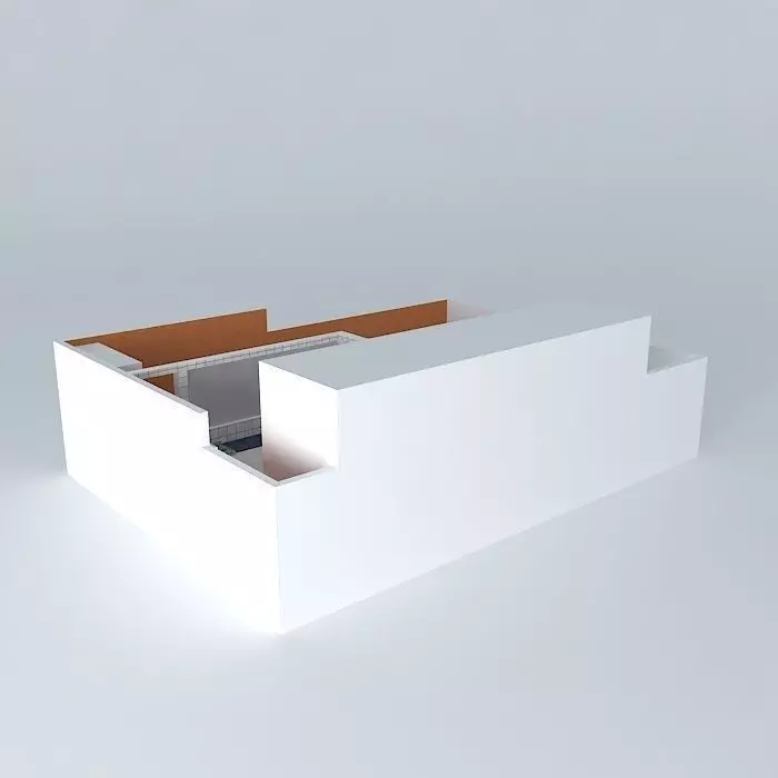 robertoorkut apartment with living room and kitchen Free 3D model_0