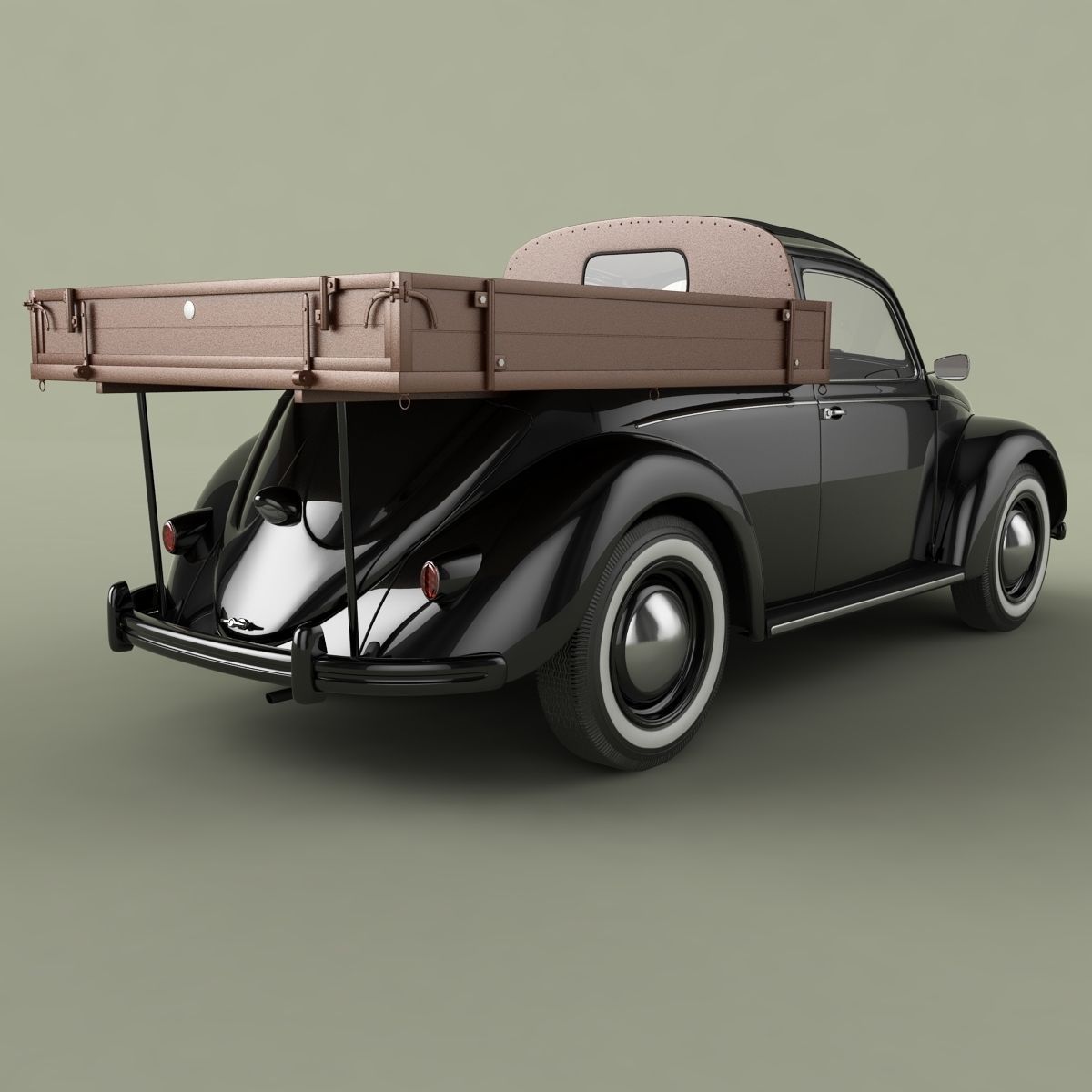 Volksvagen Beetle Pick-up 3D model_2