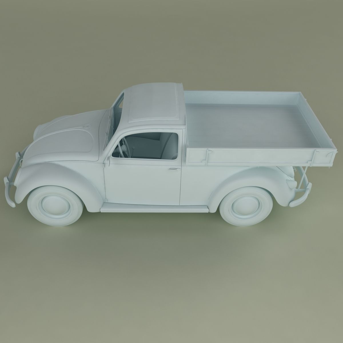 Volksvagen Beetle Pick-up 3D model_11