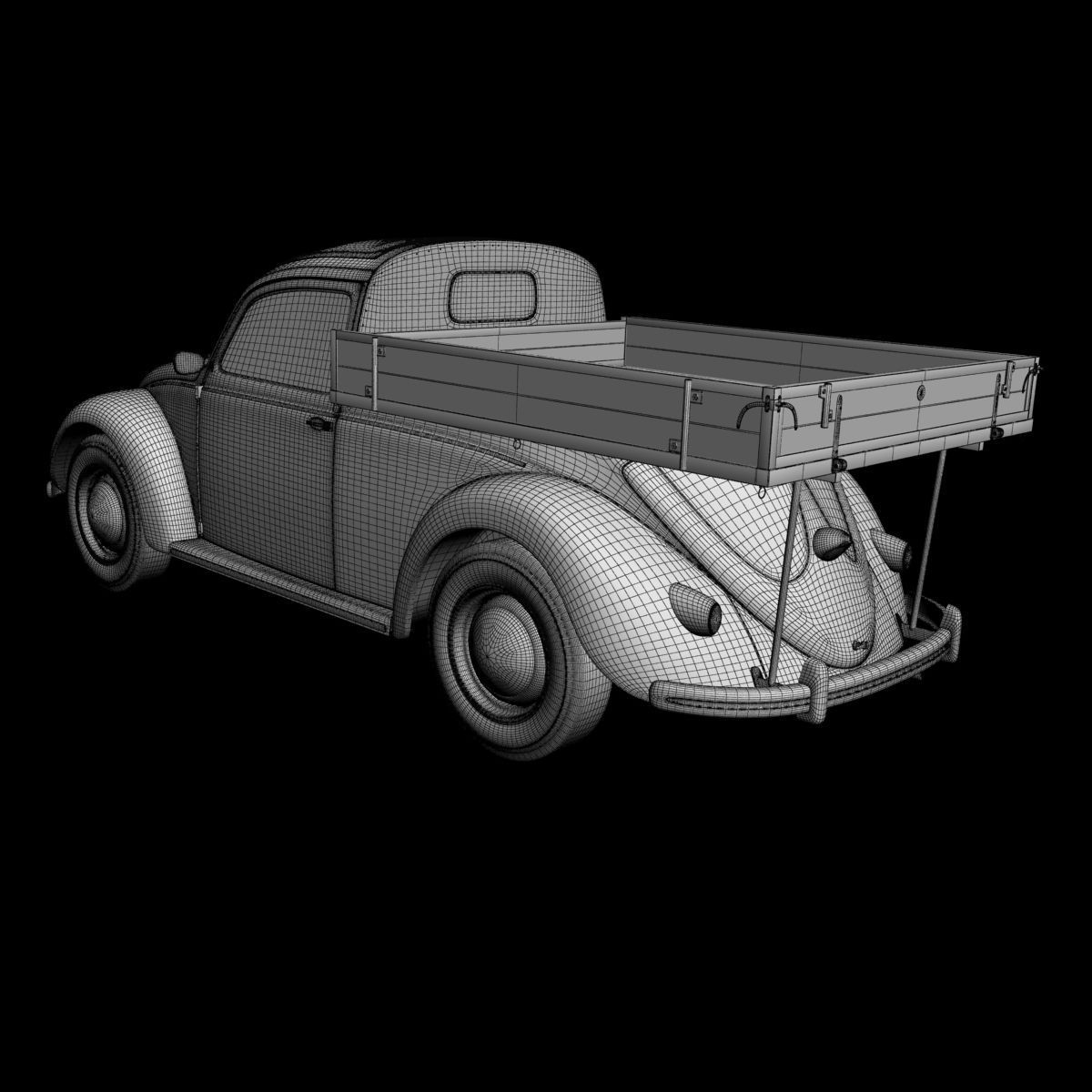 Volksvagen Beetle Pick-up 3D model_16