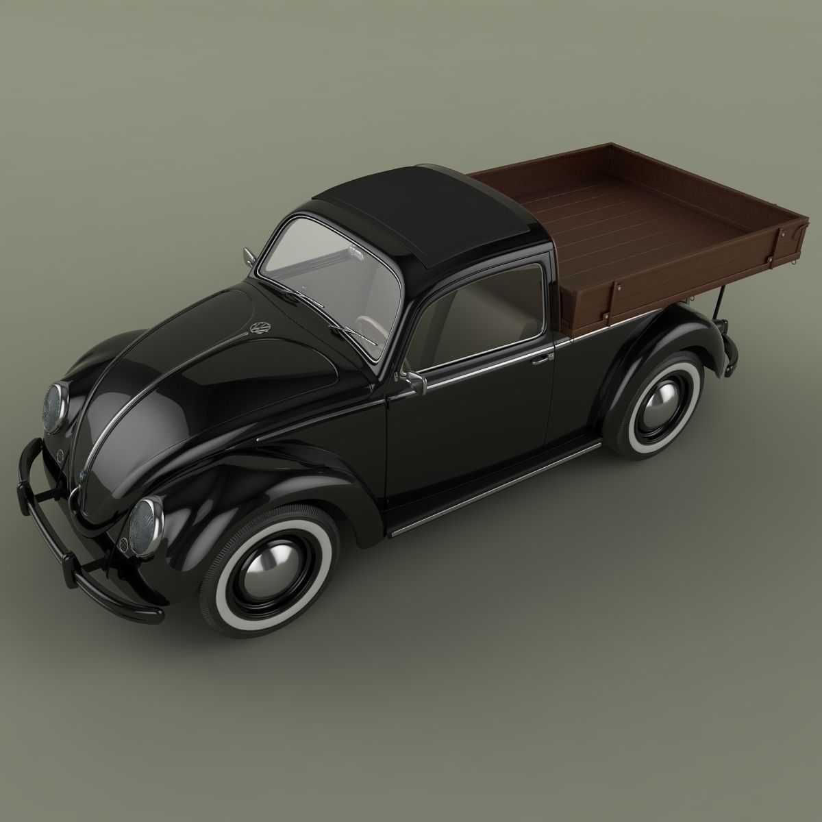 Volksvagen Beetle Pick-up 3D model_5