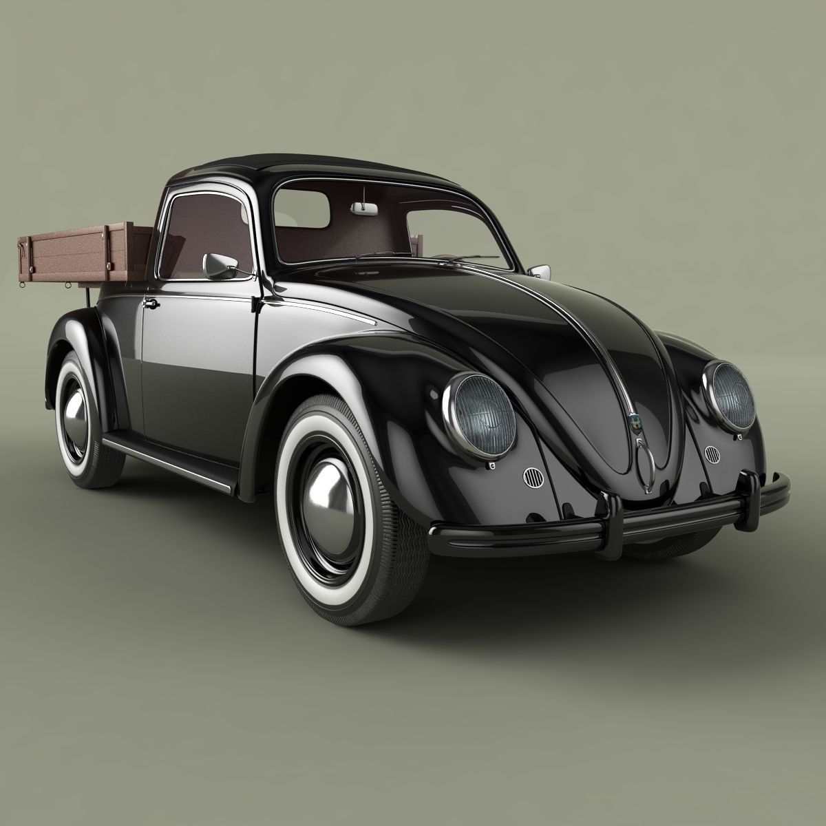 Volksvagen Beetle Pick-up 3D model_9