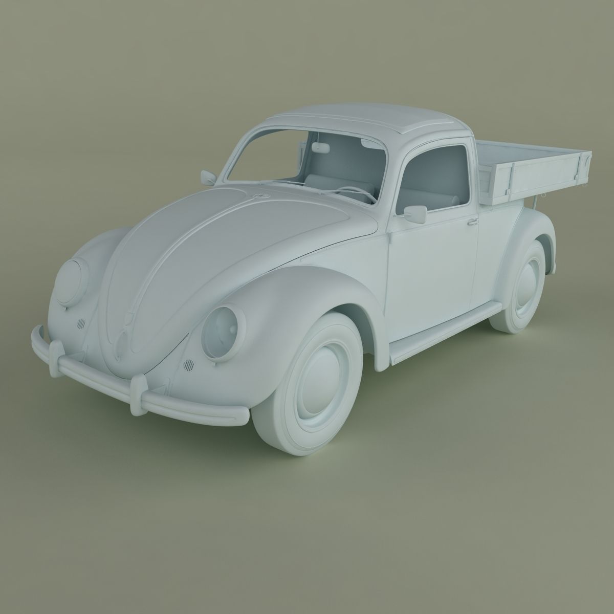 Volksvagen Beetle Pick-up 3D model_10