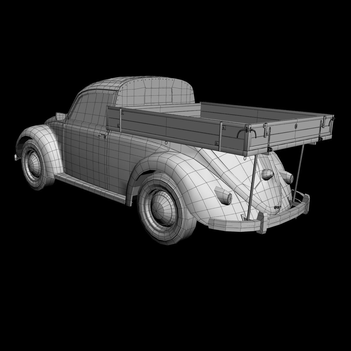 Volksvagen Beetle Pick-up 3D model_15