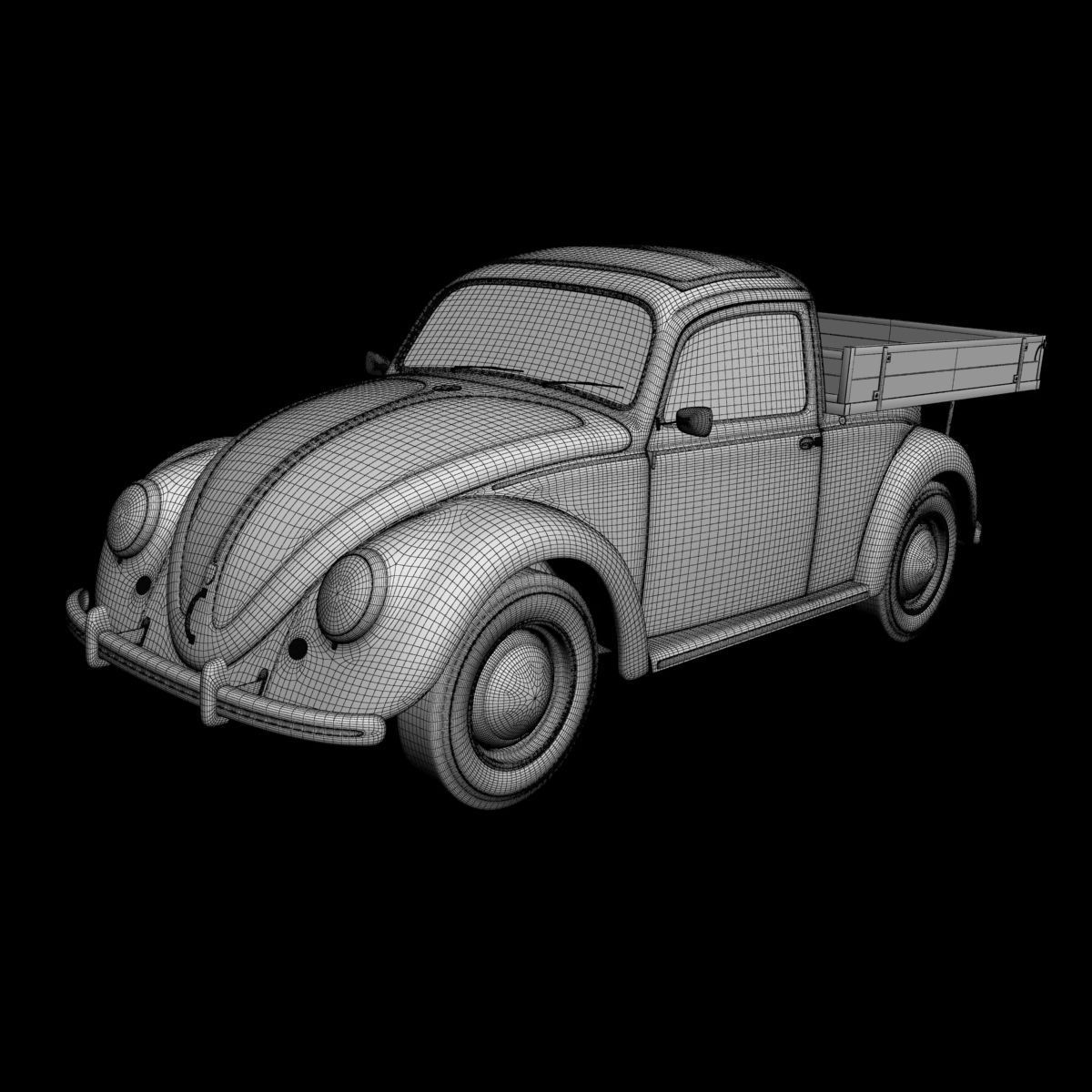 Volksvagen Beetle Pick-up 3D model_14