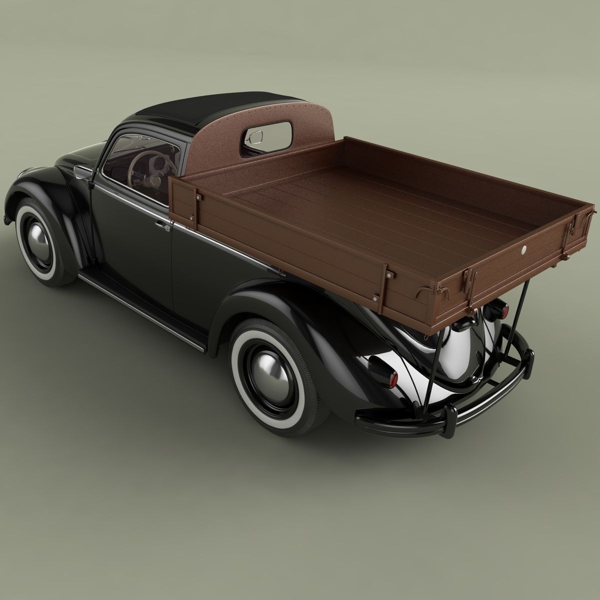 Volksvagen Beetle Pick-up 3D model_7