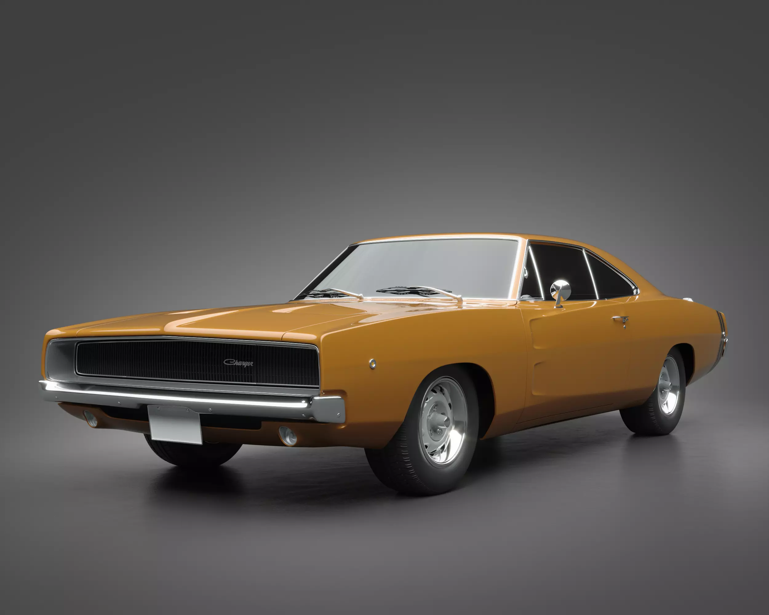 1968 Dodge Charger 3D model_0