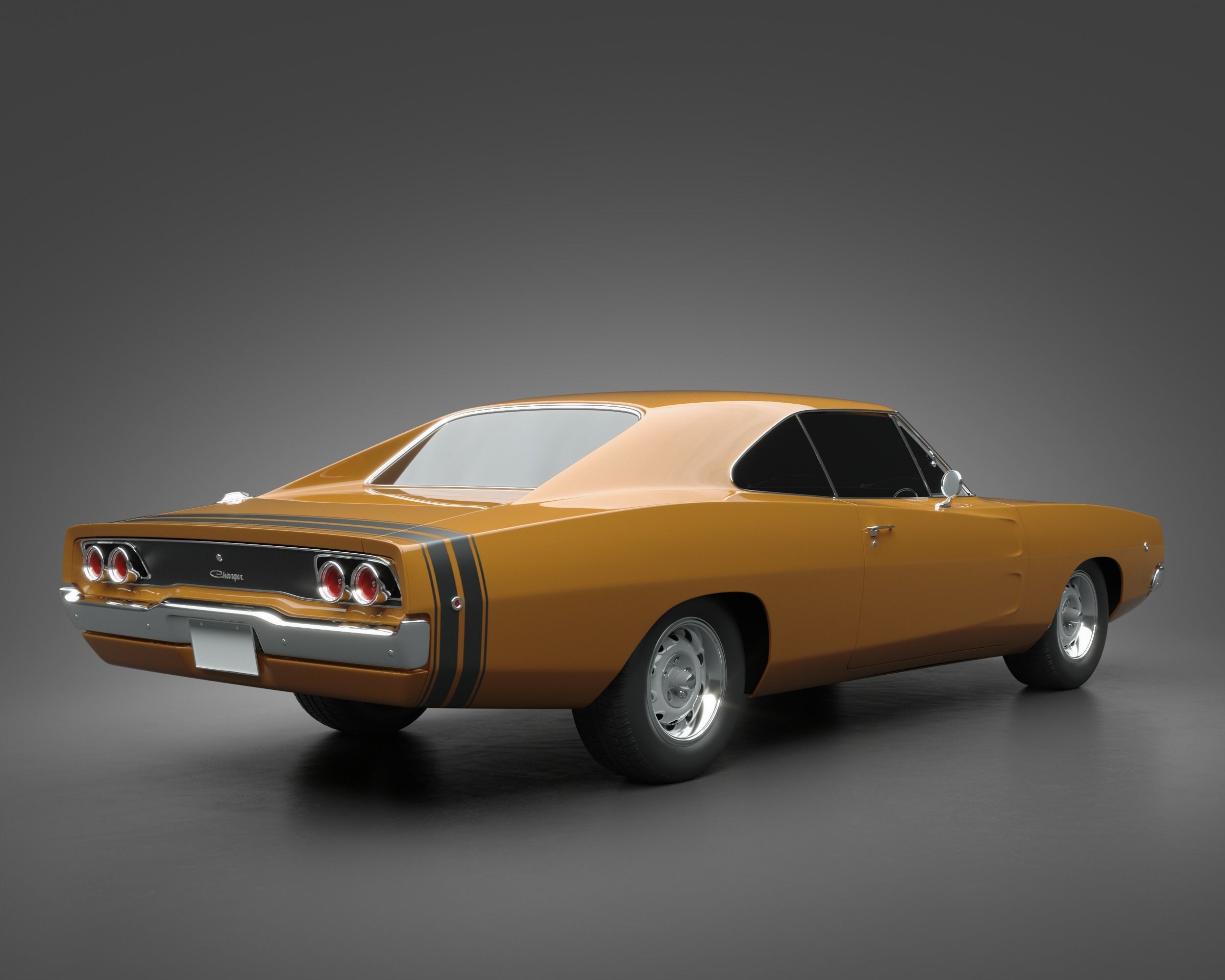 1968 Dodge Charger 3D model_1
