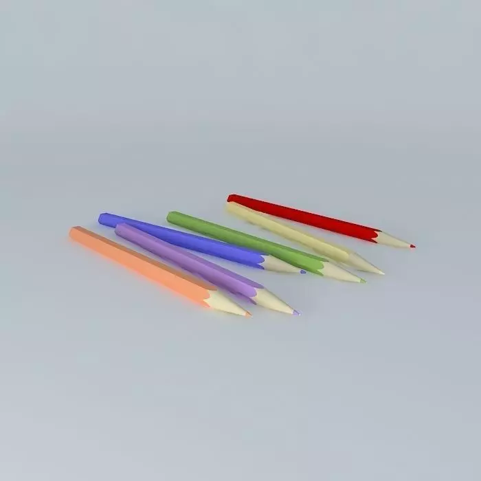 pencils pencil Free 3D model