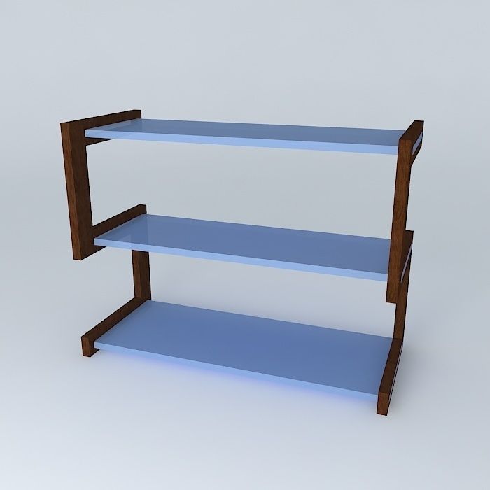 estante S S bookshelf Free 3D model_1