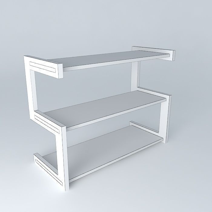 estante S S bookshelf Free 3D model_3