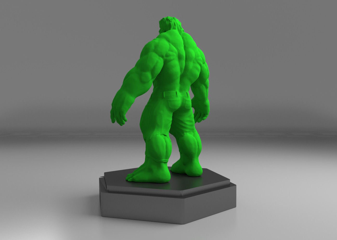 Hulk 3D print model statue 3D print model_2