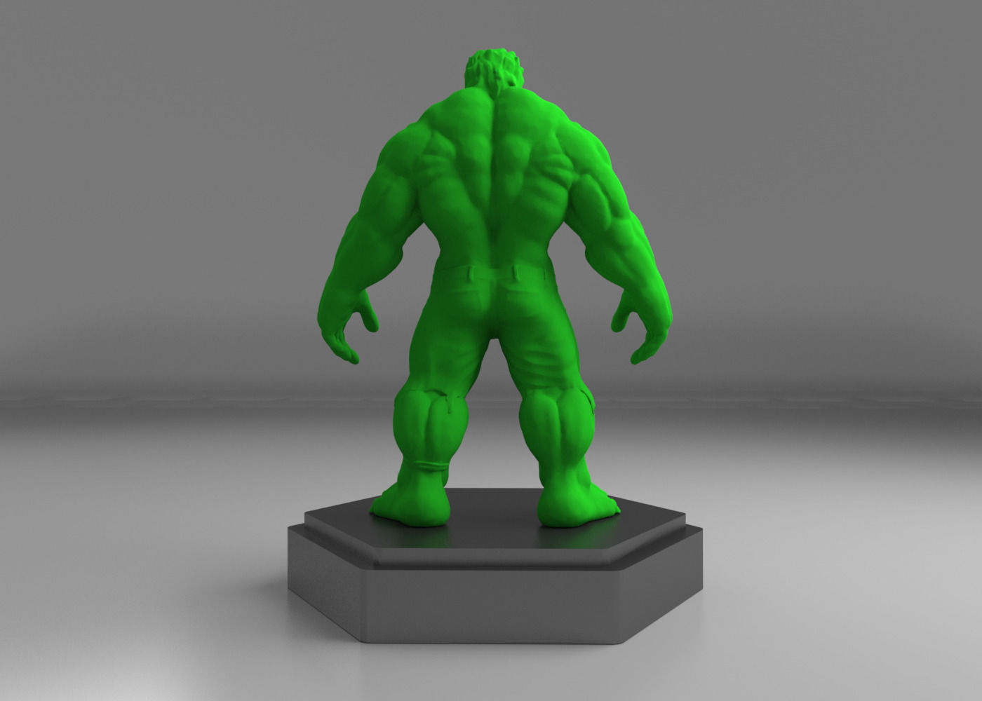 Hulk 3D print model statue 3D print model_3