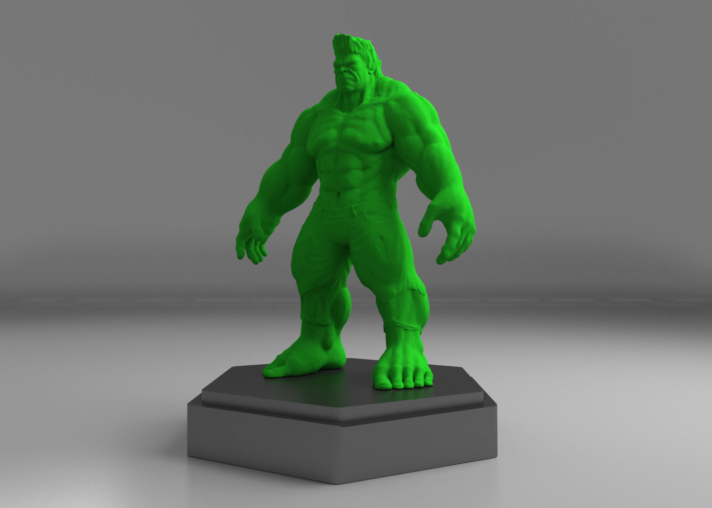 Hulk 3D print model statue 3D print model_1